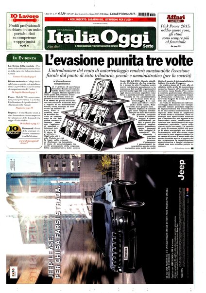 Italia oggi : quotidiano di economia finanza e politica